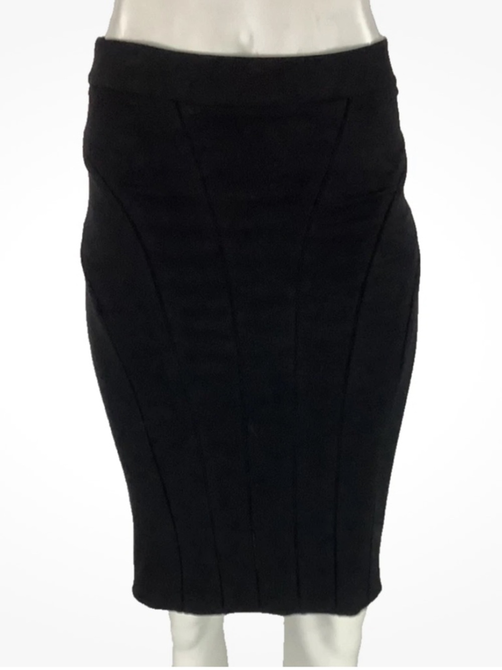 Diane Von Furstenberg Sz 6 Silk Blend Stretchy Jersey Pencil Office Skirt